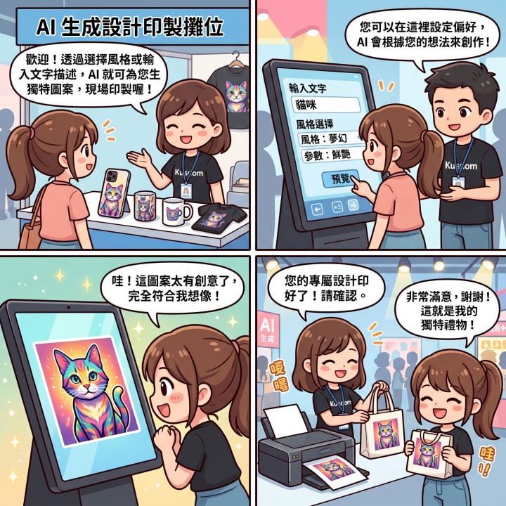 AI生成設計印製方案
