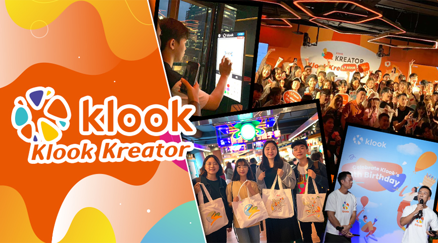 KLOOK Kreactor交流活動現場客製化印刷攤位